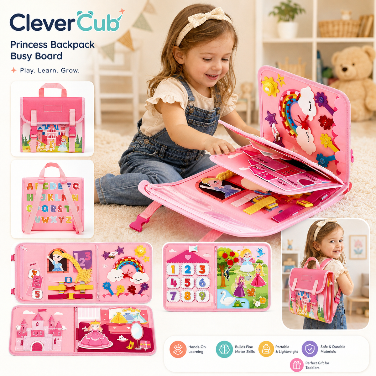 Clever Cub™ Backpack Busy Board - CleverCub