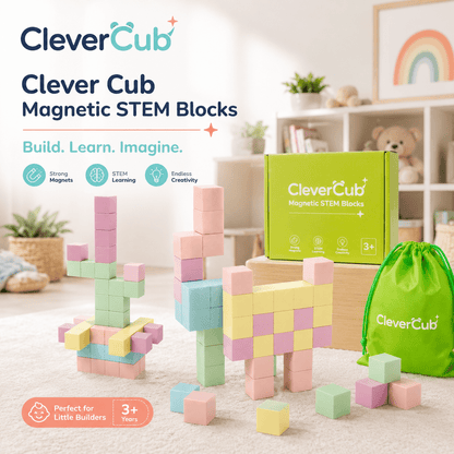 SnapBlocks™ Magnetic Cubes for STEM Learning - CleverCub