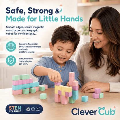SnapBlocks™ Magnetic Cubes for STEM Learning - CleverCub