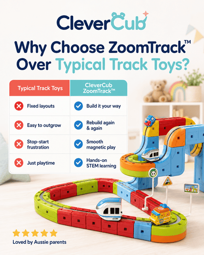 ZoomTrack™ Magnetic Train - CleverCub